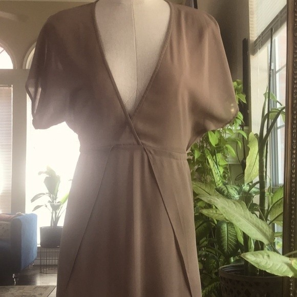 Taupe Beach Maxi Cover Up - Picture 2 of 4